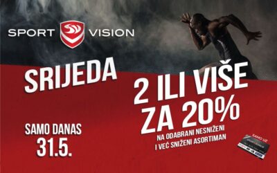 Sport Vision srijeda i ovog tjedna donosi popuste!