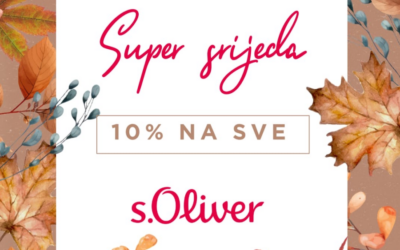 Super srijeda u s.Oliveru: 10% popusta na sve!