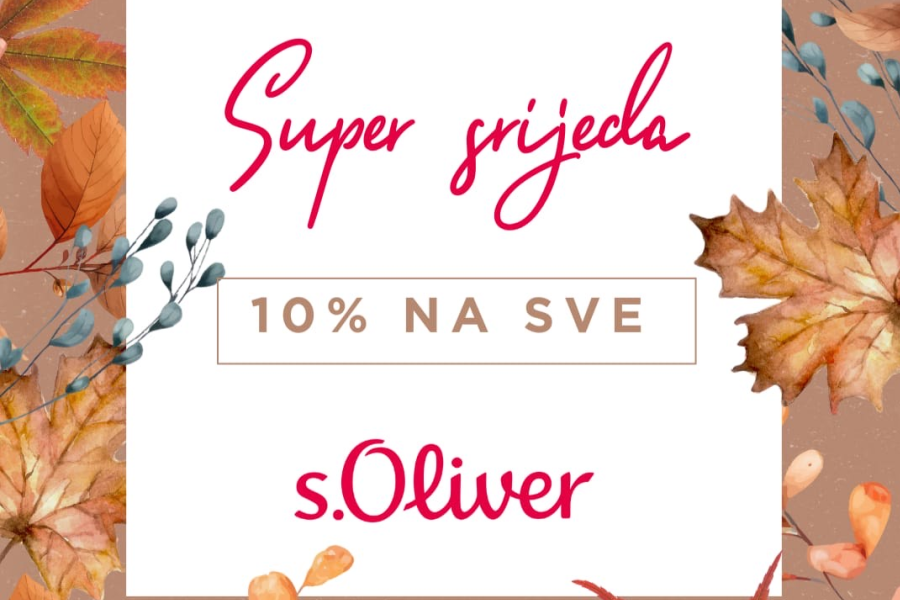 Super srijeda u s.Oliveru: 10% popusta na sve!