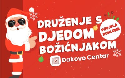 Djed Božićnjak s vrećom punom darova stiže u Đakovo Centar!