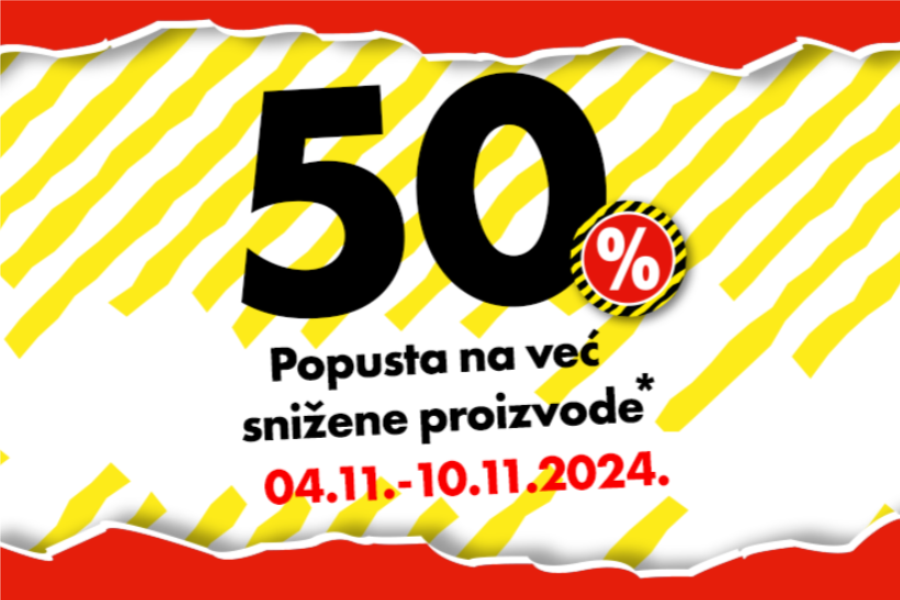 TEDi do kraja tjedna nudi 50% popusta na već snižene proizvode!