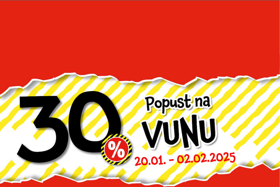 Trgovina TEDi nudi 30% popusta na vunu