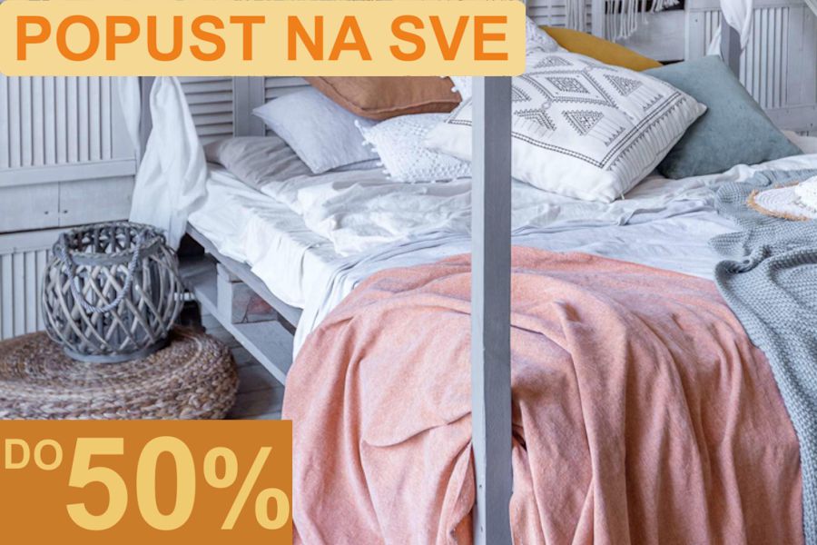Akcija u trgovini Posteljina.hr – uštedite do 50%!
