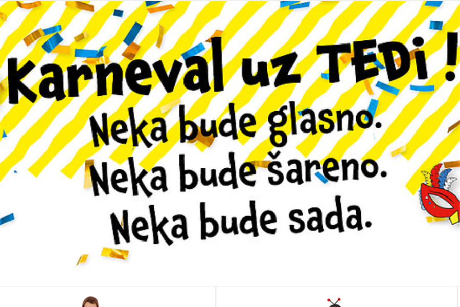 Sve za karneval pronađite u TEDi trgovini